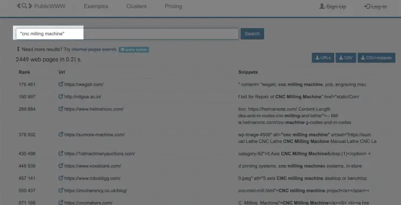 www public search operator